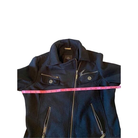 Faux Fur size medium biker | zipper jacket | zipper bomber jacket | market jacke - Picture 5 of 8